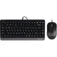 Комплект (клавиатура, мышь) A4Tech Fstyler F1110 Grey USB - изображение 1
