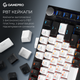 Клавиатура беспроводная GamePro Asgard Valhalla QLAB Sakura Switch RGB Bluetooth/Wireless/USB-C Black (MK160-B-QS-PRO) - изображение 14