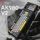Клавіатура бездротова Ajazz AK980 V2 Maillard Switch Black (AK980-V2-M-BGY) ( 20260 ) - зображення 9