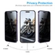 Захисне скло Casetori Privacy Protection series 2.5D HD Glass для iPhone 16 Pro Max/17 Pro Max - зображення 4