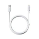 Кабель Baseus Silky Series Cable USB to Lightning 2.4A 1m P10377702213-00 White - зображення 2
