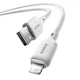 Кабель Baseus Silky Series Cable USB to Lightning 2.4A 1m P10377702213-00 White - зображення 4