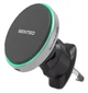 Автотримач Senteo M2 Mag Pro Qi2 Wireless charging 15W Airvent Silver - зображення 1