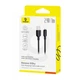 Кабель Baseus Silky Series Cable USB to Lightning 2.4A 1m P10377702113-00 Black - зображення 2