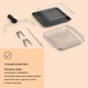 Аэрогриль-фритюрница KLARSTEIN AeroVital Cube Chef 1700 Вт (10037975) - изображение 2