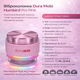 Виброколонка Dura Mobi Humbird Pro Pink - портативная Bluetooth-колонка с RGB-подсветкой и присоской, вибрационный динамик - изображение 1