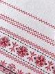 Скатерть прямоугольная льняная 150х220 см Белый с красным (Д-am-skatert-N-038-03) - изображение 7