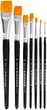 Zestaw pędzli Creativ Company Gold Line 7 szt (5707167064450) - obraz 2