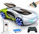 Дрифт машинка радіокерована акумуляторна іграшка RC дитячий автомобіль з керуванням на пульті та жестами з USB зарядкою трюкова з LED підсвіткою музична з ефектами пари - зображення 1