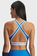 Спортивный топ женской Under Armour Ua Crossback Mid Open Back L Темно-синій 6005838-403 - изображение 2