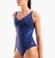 Купальник закрытый женский Arena Shimmering U Back Blue 40 Синій 010810-708 - изображение 1
