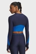 Кофта женские Under Armour Ua Hg Rib 1/4 Zip M Темно-синій 6003981-403 - изображение 2
