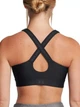 Спортивный топ женской Under Armour Ua Infinity High Zip 2.0 Bra S Чорний 1384118-709 - изображение 3