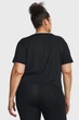 Футболка жіноча Under Armour Motion Ss 1X Чорний 1380167-001 - зображення 2