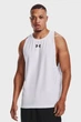 Майка чоловіча Under Armour Ua Baseline Cotton Tank 2XL Білий 1361901-100 - зображення 1
