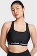 Спортивний топ жіночий Under Armour Ua Crossback Mid Bra 2XL Чорний 1361034-006 - зображення 1