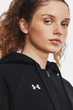 Кофта женские Under Armour Ua Rival Fleece Fz Hoodie XS Чорний 1379495-001 - изображение 5