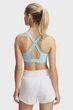 Спортивний топ жіночий Under Armour Crossback Mid Bra XL Блакитний 1361034-494 - зображення 2