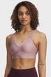 Спортивний топ жіночий Under Armour Ua Infinity High 2.0 Bra S Пудровий 1384112-673 - зображення 1