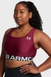Спортивний топ жіночий Under Armour Ua Hg Authentics Mid Branded XS Бордовий 1383544-625 - зображення 3