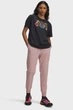Брюки жіночі Under Armour Ua Rival Hi Rise Woven Pant XS Пудровий 1382727-673 - зображення 3