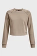 Кофта женские Under Armour Ua Crop Terry Ls Btg XL Бежевий 1378650-236 - изображение 5