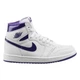 Кросівки жіночі Jordan 1 High "Court Purple" 36 Білий CD0461-151 - зображення 7