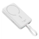 Павербанк Baseus Magnetic Mini 10000mAh 30W з бездротовою зарядкою Qi 15W функцією MagSafe 3A QC3.0+PD3.0 (P1002210B223-00) White - зображення 1