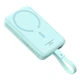 Павербанк Baseus Magnetic Mini 10000mAh 30W з бездротовою зарядкою Qi 15W функцією MagSafe 3A QC3.0+PD3.0 (P1002210B333-00) Blue - зображення 1