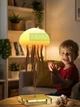 Ночник Медуза 3D настольная LED лампа RGB вращающийся светильник на аккумуляторе, 5 режимов, голосовое управление, Белый - изображение 8