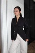 Элегантный пиджак с акцентными плечами черный 46-48 (с204- 034) - изображение 5