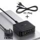 Мережевий зарядний пристрій Baseus EnerFill FH21 Desktop 4C+2U 120W UK + кабель 220V EU - зображення 1