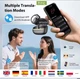 Спортивні bluetooth навушники HTC з AI-перекладачем 134 мови NE18 Silver - зображення 6