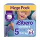Подгузники Libero Comfort 5 размер (11-17 кг) 64 шт - изображение 1