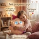 Інтерактивна м’яка іграшка Kiki AI Smart Plush з голосовим керуванням, LED-очима та емоційними реакціями, записом голосу - зображення 3