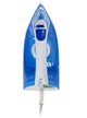 Праска Holmer HIC-2425, White/Blue, 2400W, кераміка, паровий удар 120 г/хв, постійна подача пари 30 г/хв, ємність для води 250 мл, вертикальне відпарювання - зображення 4