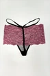 Трусики стринг Koza Underwear 3(M) Сиреневый-Черный (134370) - изображение 3
