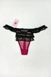 Трусики стрінг Koza Underwear 3(M) Бордовий-Чорний (134396) - зображення 1