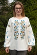 Жіноча вишиванка V&V Проліски XXXXL Молочний (301060193-035) - изображение 1