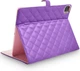 Чехол LuxuryFlip для Apple iPad 10, 2022 (10.9" экран) с короной Purple - изображение 3