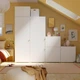 Шафа на 6 дверей ІКЕА PLATSA 240x57x221 см (s09615495) - зображення 3