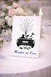 Натуральный холст "Гостевая книга с отпечатками пальцев. Авто. Just Married", размер 30х40 см - изображение 4