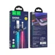 Кабель HOCO U112 Shine charging data cable for iP сірий - изображение 2