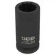 Головка 12-гранна 3/4" глибока ударна 26 мм JCB-46810026 - изображение 1
