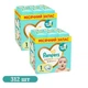 Дитячі підгузки 312 шт Pampers Premium Care розмір 1 (2-5 кг) Дитячі підгузники памперс з індикатором вологи та захистом до 12 годин Памперси преміум для дітей - зображення 1