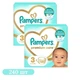 Дитячі підгузки 240 шт Pampers Premium Care розмір 3 (6-10 кг) Дитячі підгузники памперс з індикатором вологи та захистом до 12 годин Памперси преміум для дітей - зображення 1