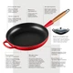 Сковорідка Le Creuset Signature 28 см Satin Black (20259280000422) - зображення 2