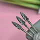 Высококачественная Кукурузка 050 Для Левши Черная насечка ТВС Твердосплавная фреза для снятия Freza Nails - изображение 1