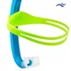 Дитяча Дихальна трубка для снорклінгу Aqua Speed Juno Junior Синій, Зелений One Size (734-02) - изображение 5