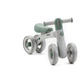 Беговел Adamex Welly с фонариком и блокировкой поворота руля, 4 колеса EVA 15,5 см Grey Mint - изображение 4
